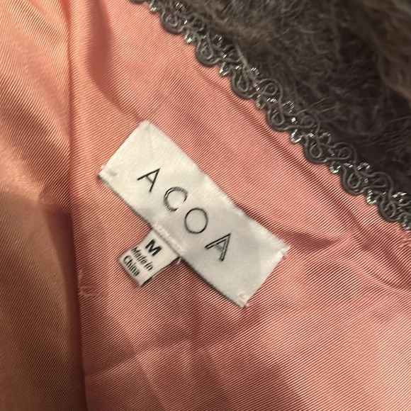 🐺 Wool & Fox Fur Trimmed Coat - Picture 4 of 4